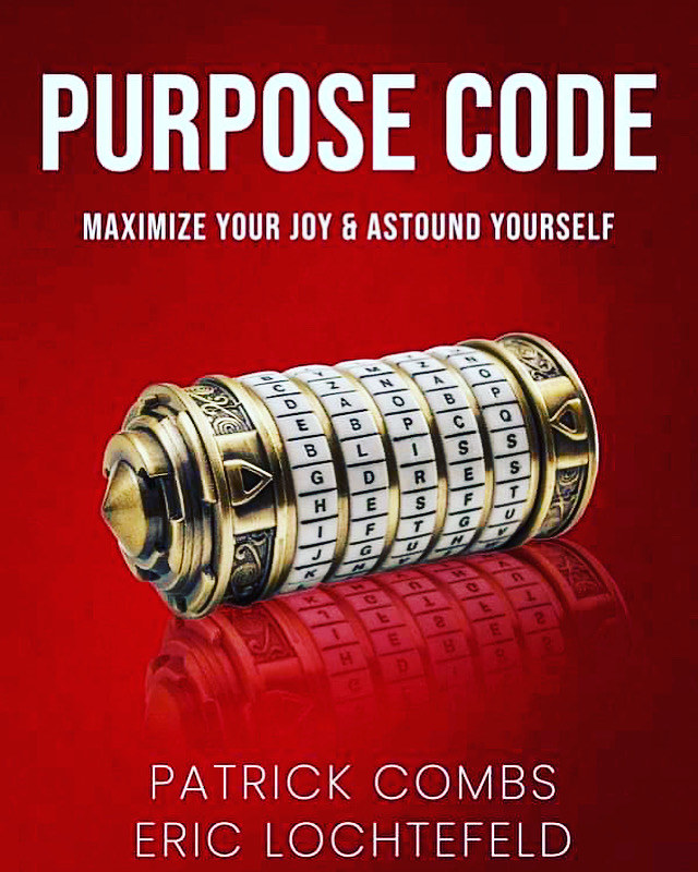 The Purpose Code book cover, by Patrick Combs and Eric Lochtefeld